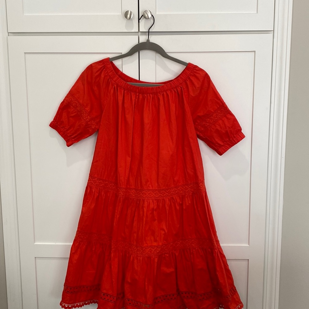 Kate Spade dress orange/red